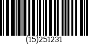 GS1-128 barcode with expiration date