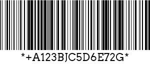 HIBC LIC Code 128 Primary barcode