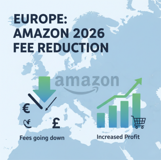 Europe amazon fee reductio 欧州アマゾンの料金引き下げ