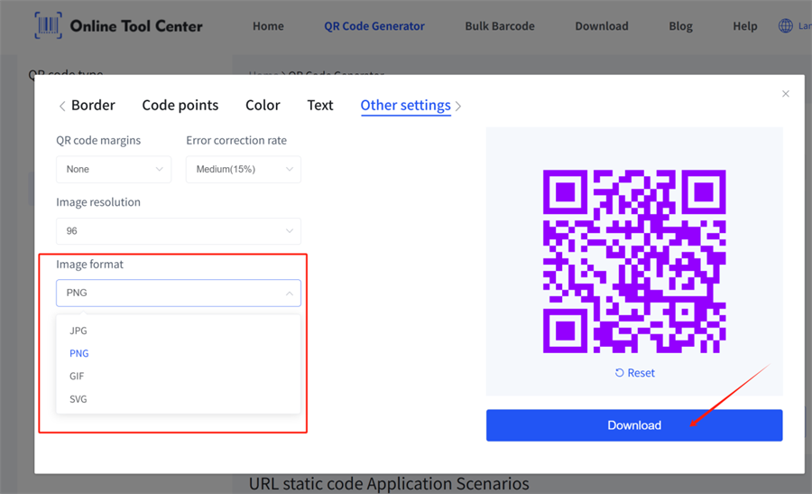 qr code image formats 2次元コード画像フォーマット