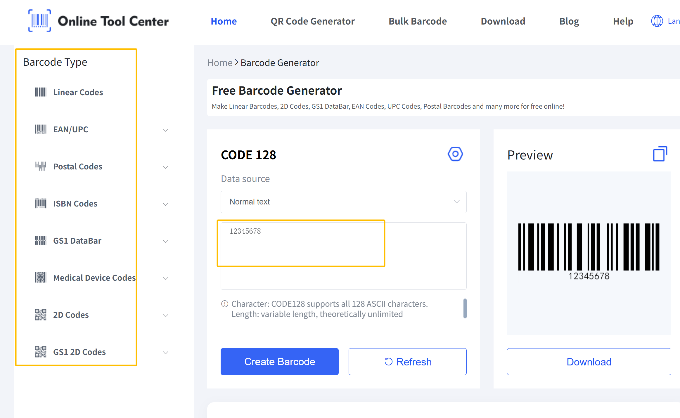 erate barcode vector online オンラインでバーコードベクトルを生成する